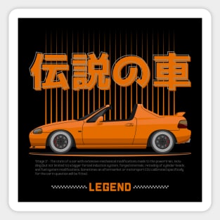 Street Tuners Orange Del Sol JDM Sticker